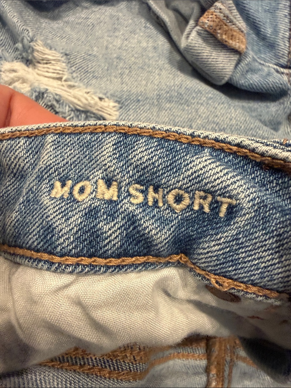 American Eagle outfitters mom jeans shorts size 0 - Picture 7 of 10